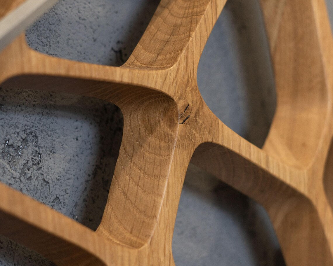 Handmade Large Wooden Wall Clock