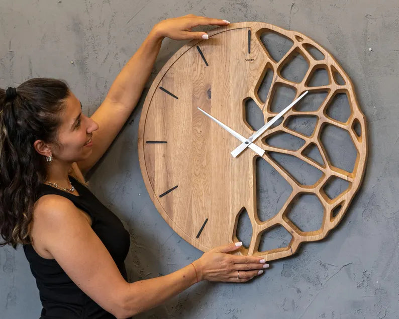 Modern Wooden Wall Clock